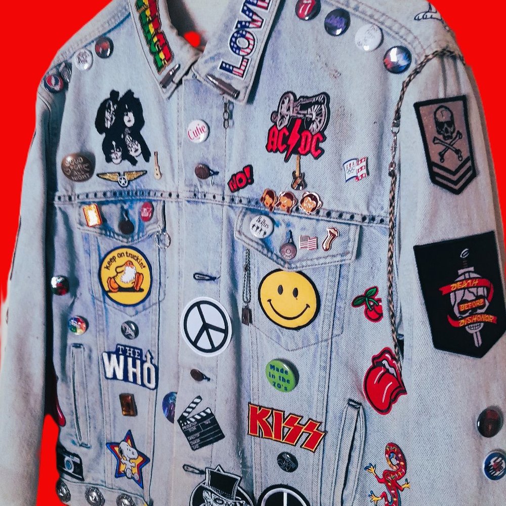 Custom Theme Levi's Denim Jacket (L)